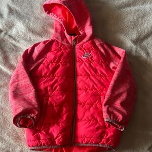 Nike Pink Hooded Jacket